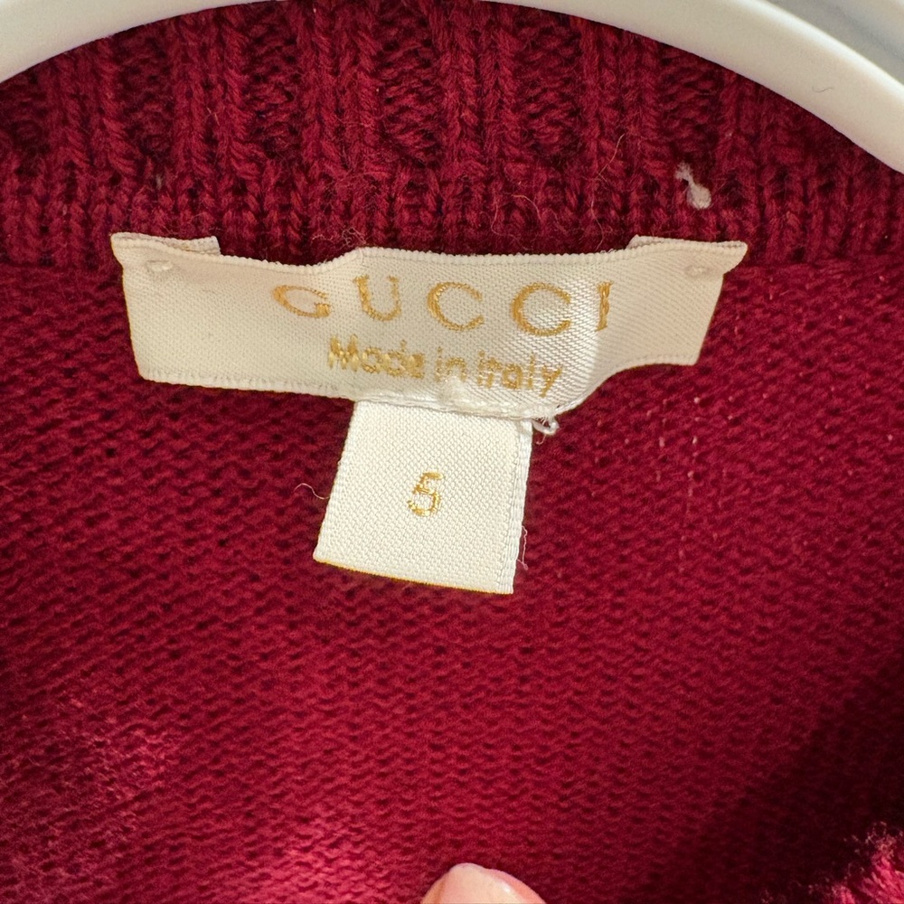 Gucci Women's Deep Red Sweater